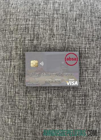 Seychelles Absa Bank Seychelles Visa Cartão de Débito Photolook Front amostra